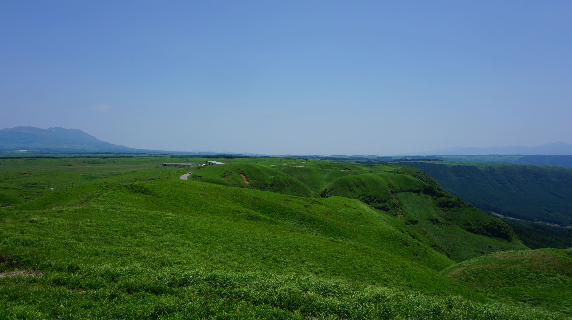 아소 오악을 조망하는 다이칸보 전망대